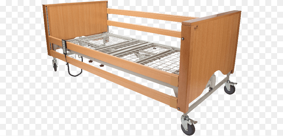 Dalby Standard Profiling Bed Beech Bed Frame, Crib, Furniture, Infant Bed Png Image