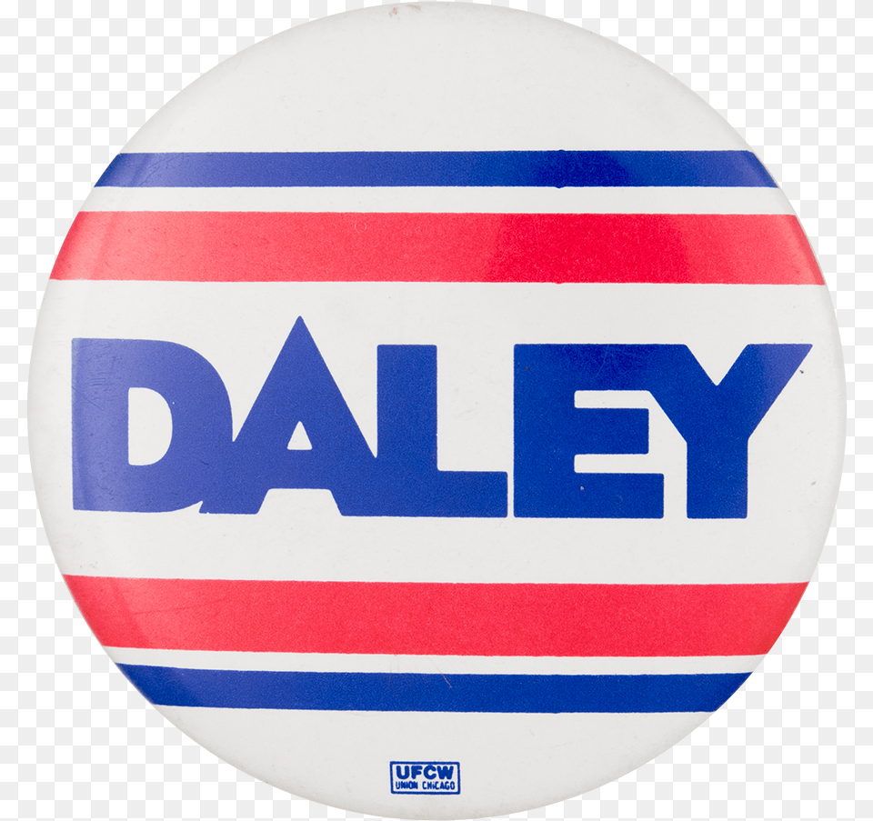 Daley Red And Blue Stripes Chicago Button Museum Oval, Badge, Logo, Symbol, Road Sign Free Png