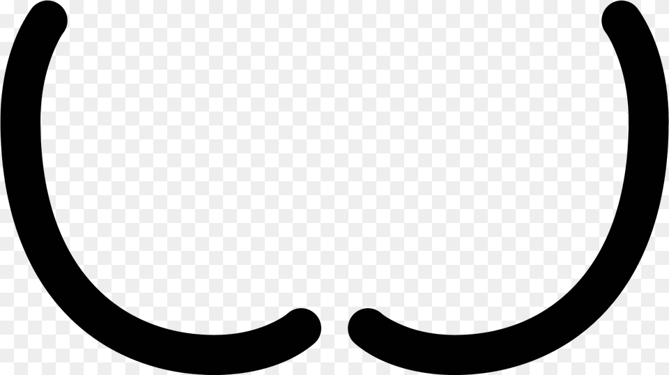 Dali Mustache Filled Icon Dali Mustache, Gray Png