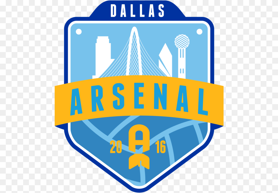 Dallas Arsenal Volleyball Logo Arsenal Volleyball Dallas Coaches, Badge, Symbol, First Aid Png Image