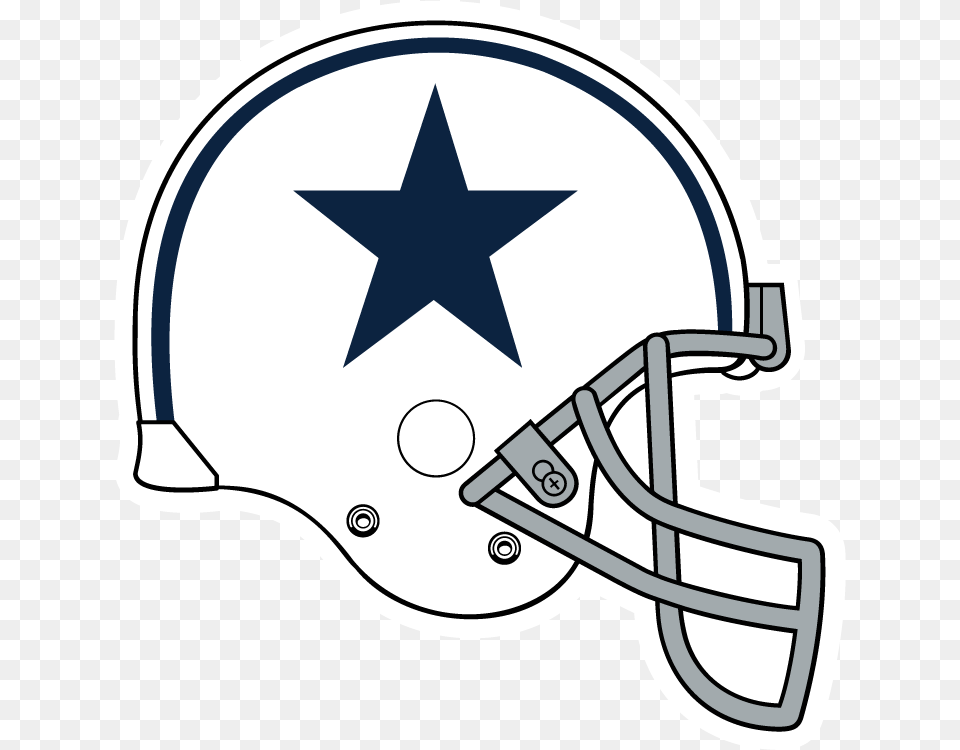 Dallas Clipart Group With Items, Helmet, American Football, Sport, Football Free Png Download