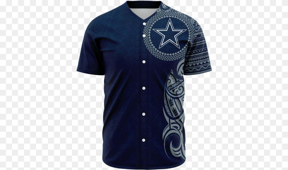 Dallas Cowboys Baseball Jersey Green Bay Packers Baseball Jersey, Clothing, Shirt, Pattern Free Png Download