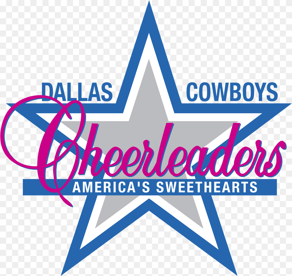 Dallas Cowboys Cheerleaders Dallas Cowboy Cheerleaders Dallas Cowboys Cheerleaders Logo, Symbol, Star Symbol Free Png Download