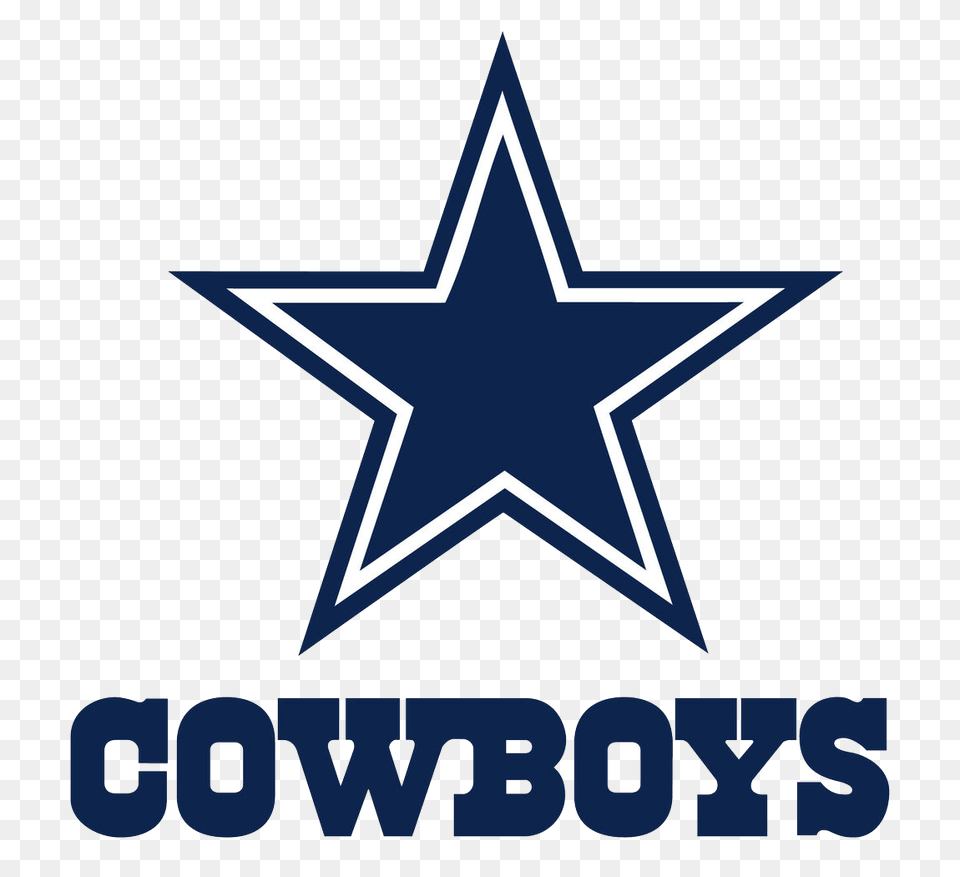 Dallas Cowboys Clip Art No Background, Symbol, Star Symbol, Logo, Cross Png