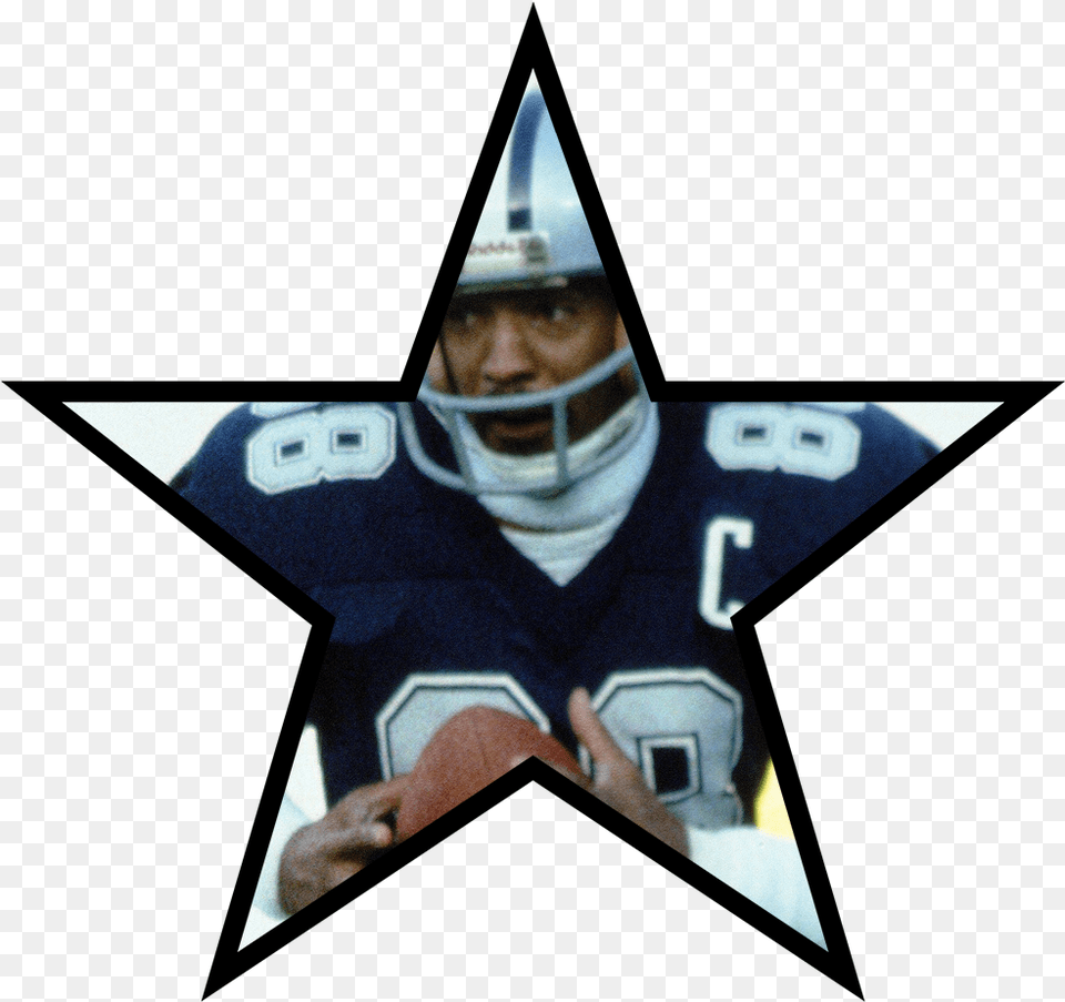 Dallas Cowboys Clipart Coyboys Dallas Cowboys Printable Logo, Helmet, Person, People, Clothing Free Png Download
