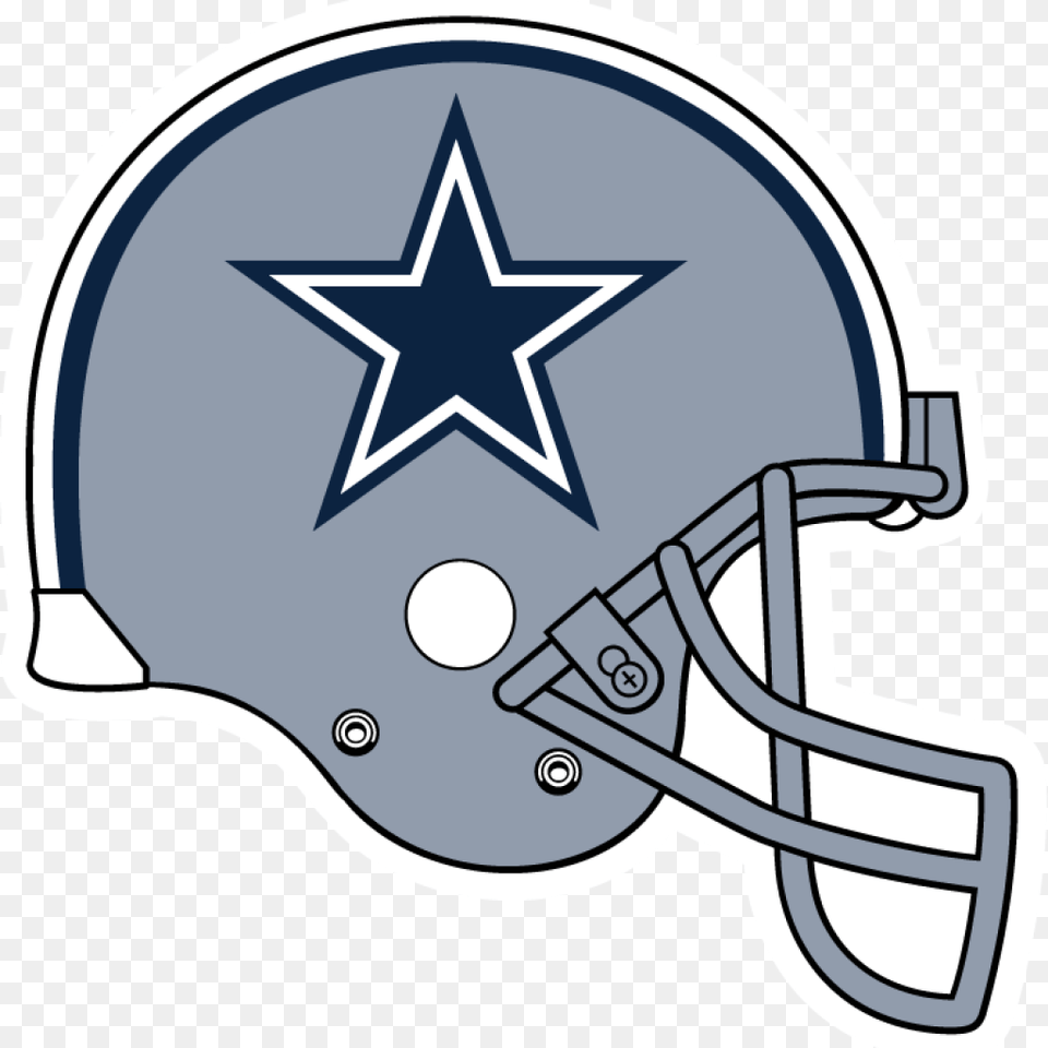 Dallas Cowboys Clipart Helment Dallas Cowboys Helment Clip Art Dallas Cowboys Helmet, American Football, Football, Person, Playing American Football Free Transparent Png