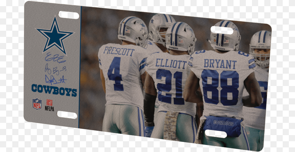 Dallas Cowboys Dak Prescott Dez Bryant Amp Ezekiel Elliott Dak Prescott Ezekiel Elliott Amp Dez Bryant 2016, Helmet, Sport, Man, Male Png Image