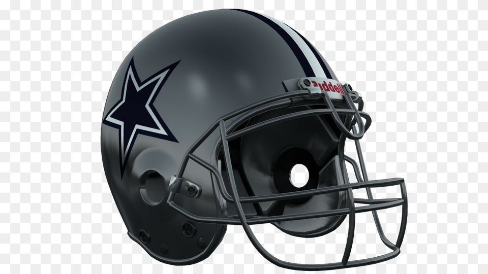 Dallas Cowboys Helmet Logo, American Football, Football, Person, Playing American Football Png Image