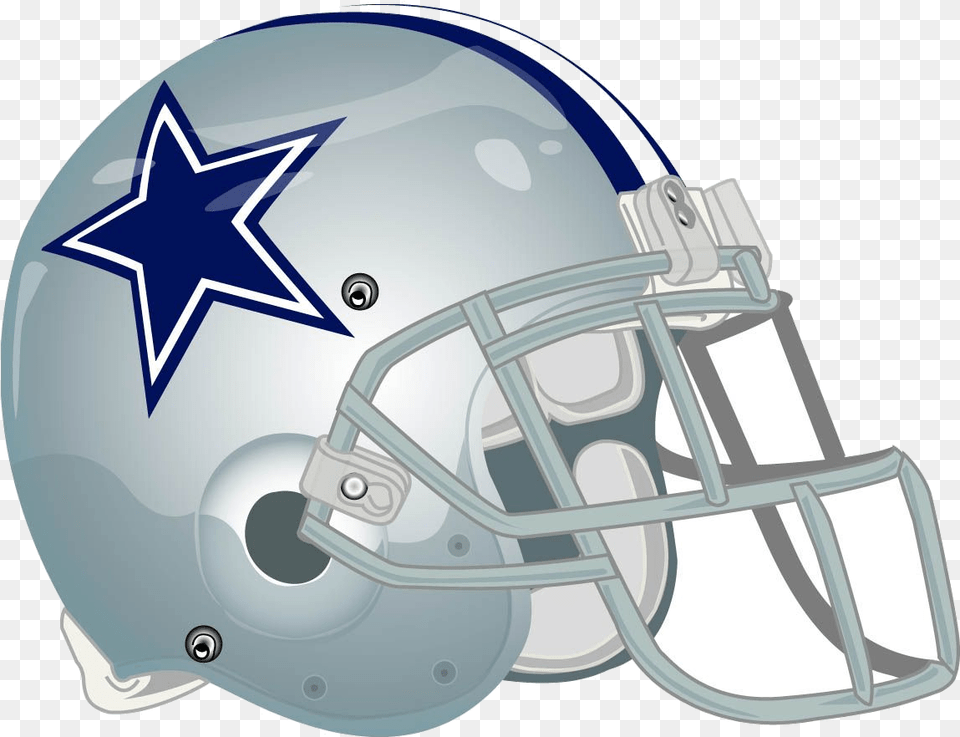 Dallas Cowboys Images Of Clip Art Transparent, American Football, Sport, Football, Football Helmet Png
