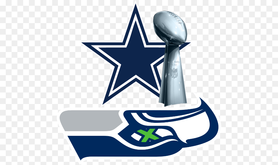 Dallas Cowboys Logo Clipart At Getdrawings Dallas Cowboys Small Window Cling, Cutlery, Spoon Free Png Download