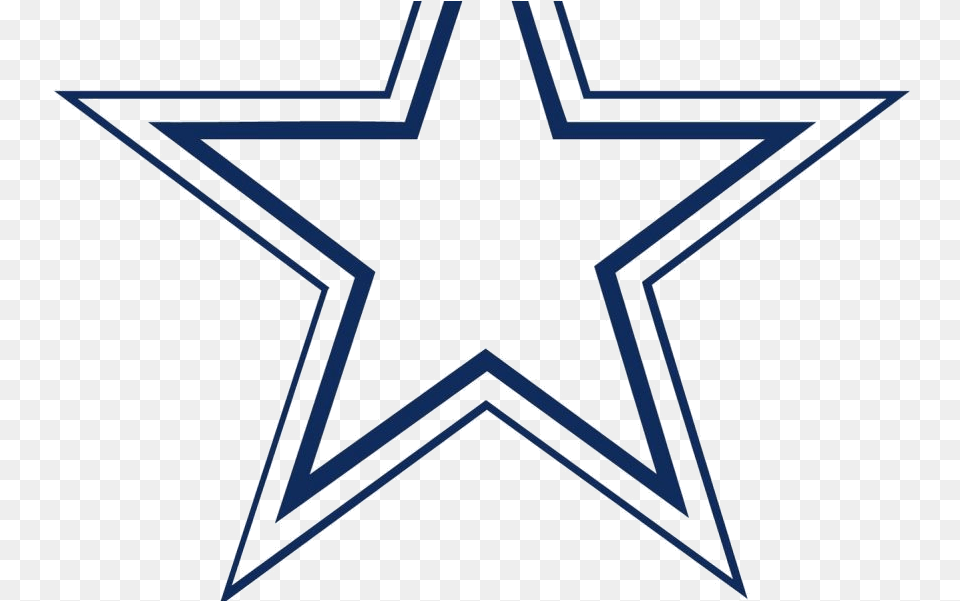 Dallas Cowboys Logo Outline, Star Symbol, Symbol, Bow, Weapon Png Image