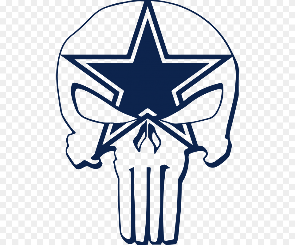 Dallas Cowboys Logo Transparent, Emblem, Symbol, Star Symbol, Cross Png
