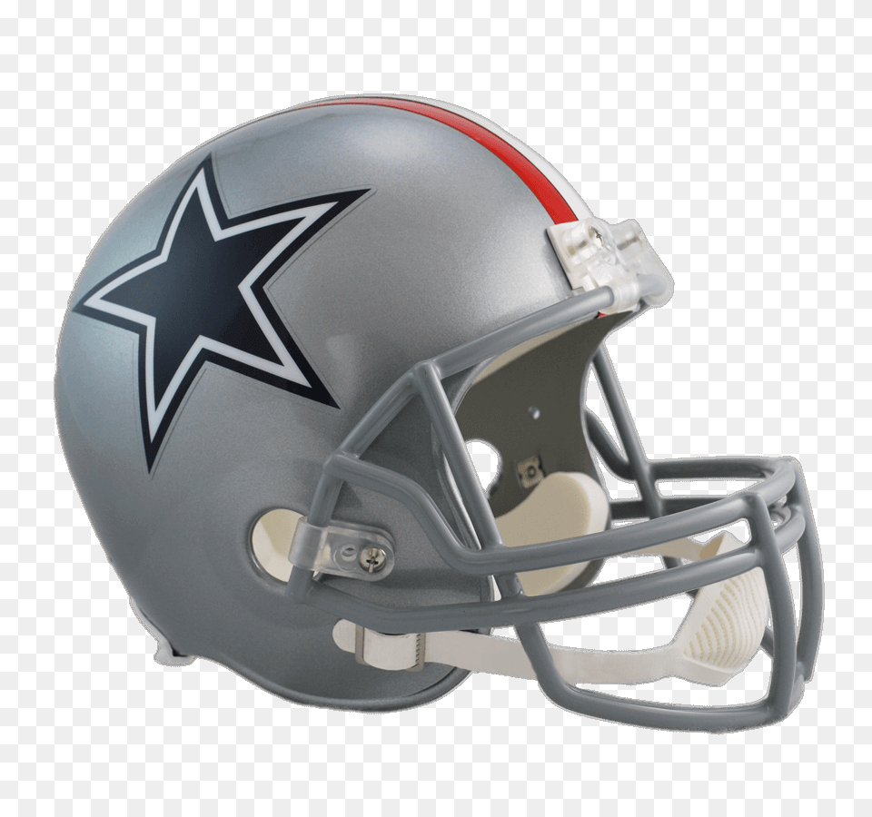 Dallas Cowboys Mini Vsr4 Throwback 1976 Nfl Full Size Helmet, American Football, Football, Football Helmet, Sport Png