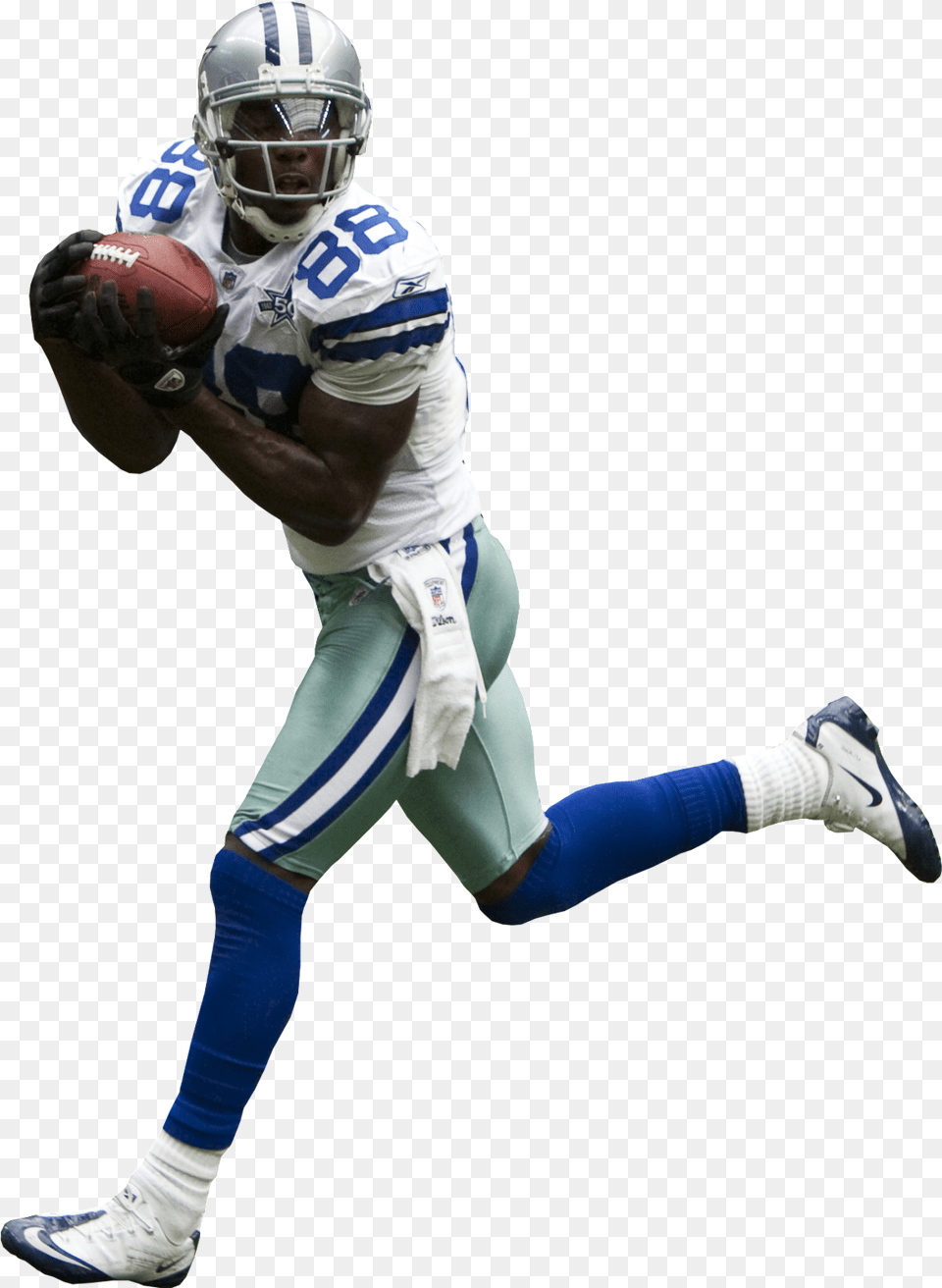 Dallas Cowboys Nfl American Football Protective Gear Team Dez Bryant, Helmet, Playing American Football, Person, Sport Free Png Download