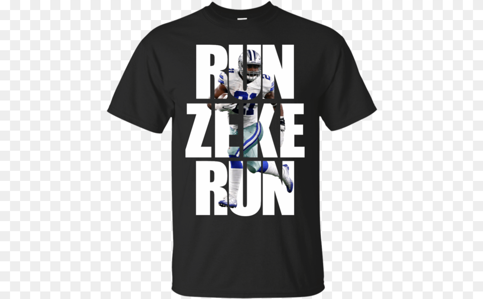 Dallas Cowboys Nfl Super Bowl Ezekiel Elliott Dak Prescott Varsity T Shirt Floral, Clothing, T-shirt, Helmet, Person Free Png Download