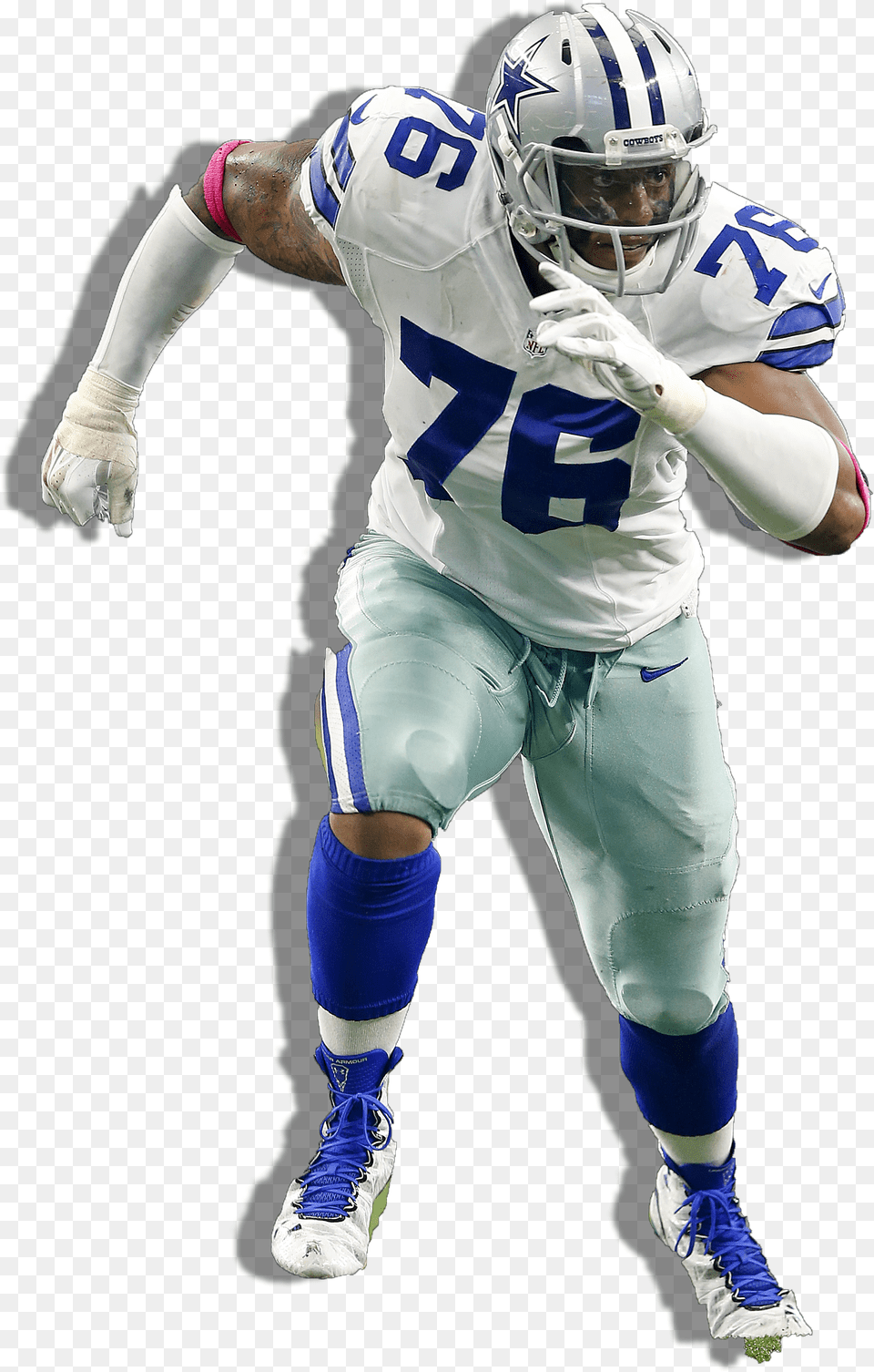 Dallas Cowboys Player, American Football, Playing American Football, Person, Helmet Png Image