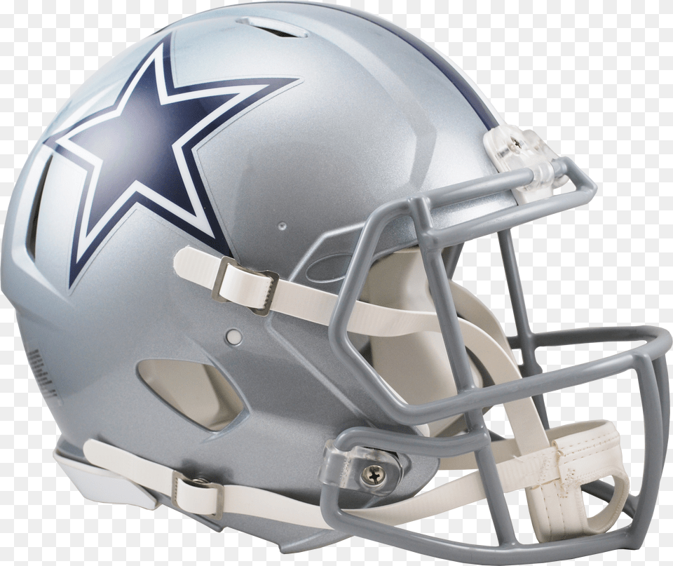 Dallas Cowboys Revo Speed Helmet, Gray Free Transparent Png