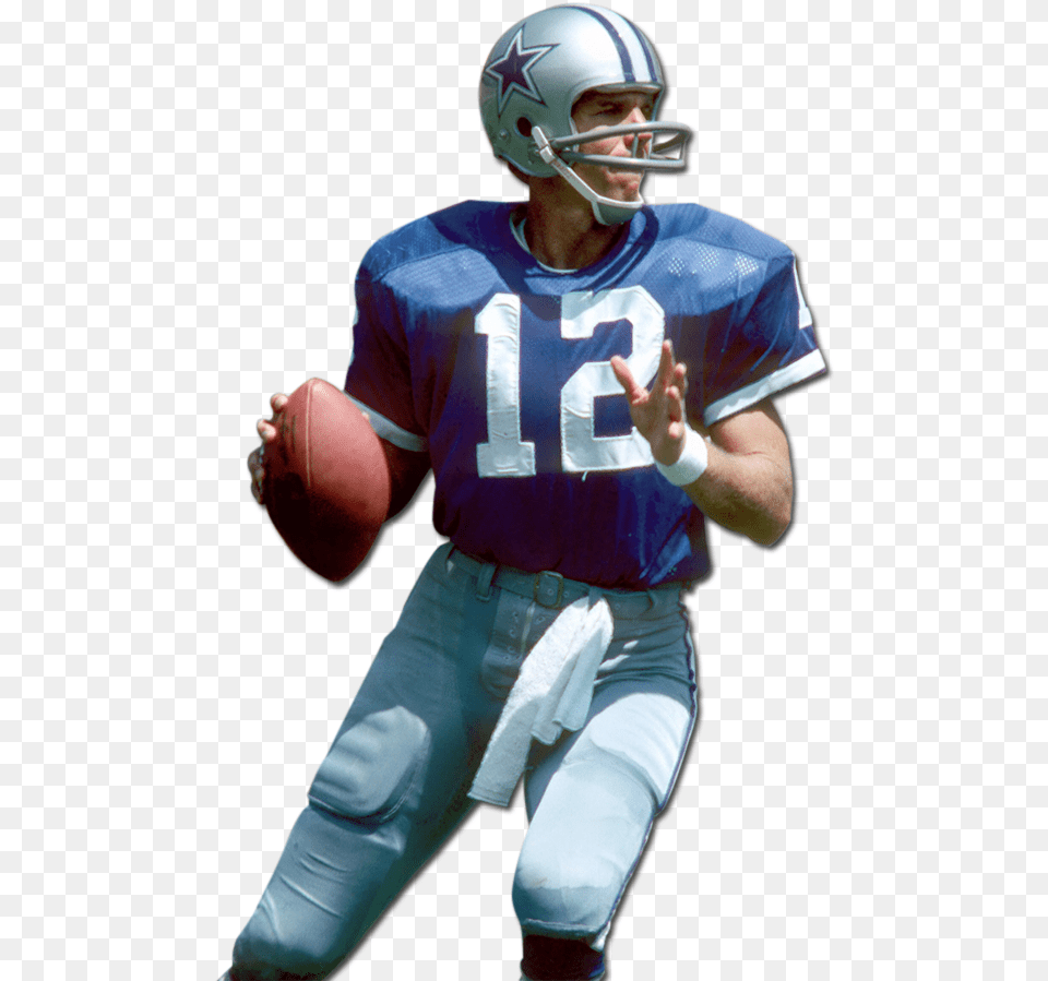 Dallas Cowboys Roger Staubach Cut Out, Helmet, Sport, American Football, Football Free Png Download