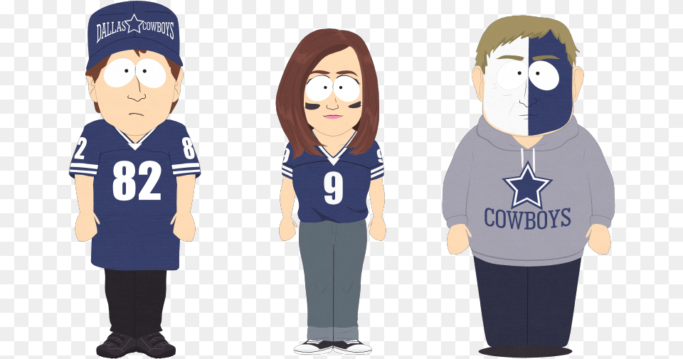 Dallas Cowboys South Park, T-shirt, Clothing, Adult, Person Free Transparent Png