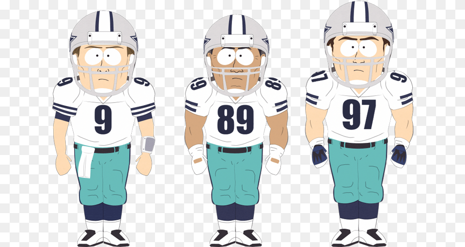 Dallas Cowboys South Park Football, Helmet, Person, People, Baby Free Transparent Png