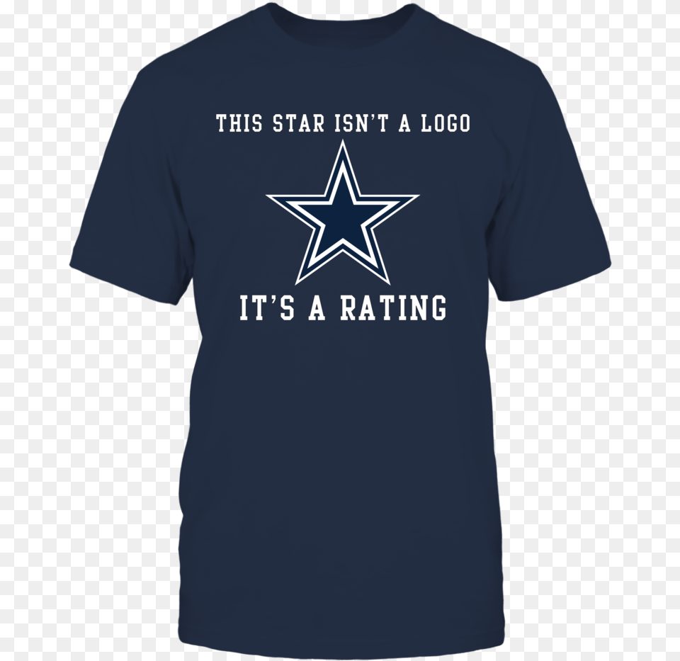 Dallas Cowboys Star Rating Dallas Cowboys Christmas Shirt, Clothing, T-shirt, Symbol, Star Symbol Free Transparent Png