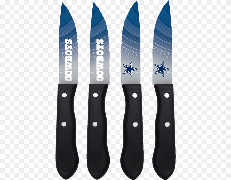 Dallas Cowboys Steak Knives Dallas Cowboys, Cutlery, Weapon, Blade, Knife Free Png Download