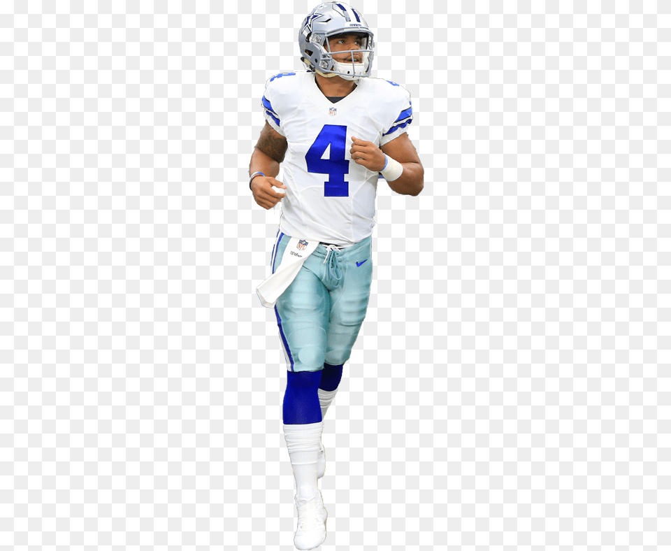 Dallas Cowboys Transparent Images Dak Prescott No Background, American Football, Football, Helmet, Person Png