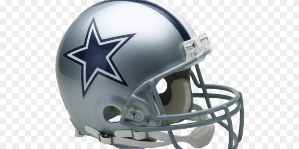 Dallas Cowboys Transparent Images Dallas Cowboys Football Helmet, American Football, Football Helmet, Sport, Person Png Image