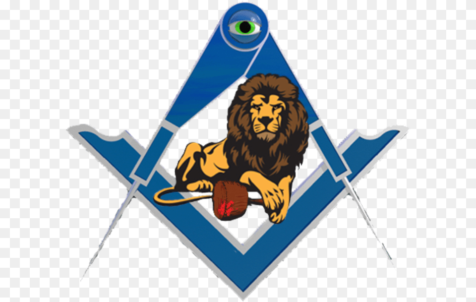 Dallas Masonic Lodge 182 Fampam Brazil Flag, Animal, Lion, Mammal, Wildlife Free Png Download