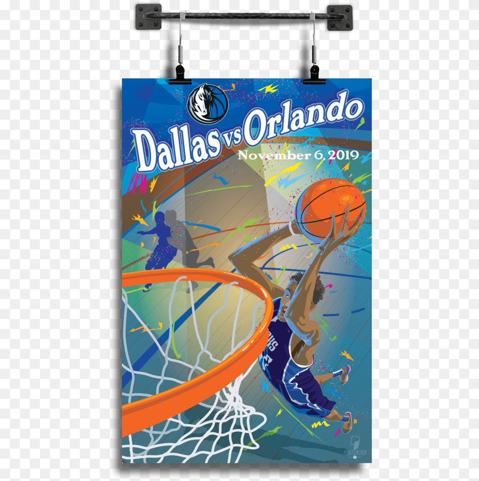 Dallas Mavericks Gameday Poster, Hoop, Footwear, Shoe, Clothing Free Transparent Png