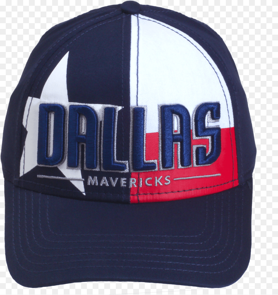 Dallas Mavericks Iog Texas Flag Curved Cap Baseball Cap, Baseball Cap, Clothing, Hat, Helmet Free Png