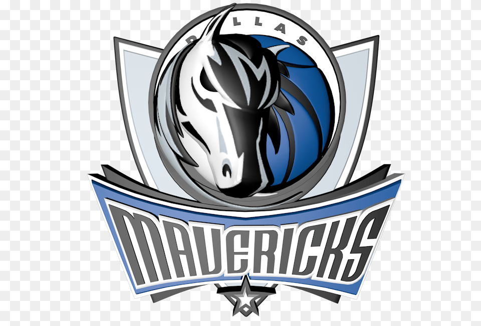 Dallas Mavericks Logo Dallas Pegasi, Emblem, Symbol, Helmet Free Transparent Png