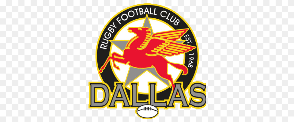 Dallas Rugby Logo, Badge, Symbol, Emblem, Food Png Image
