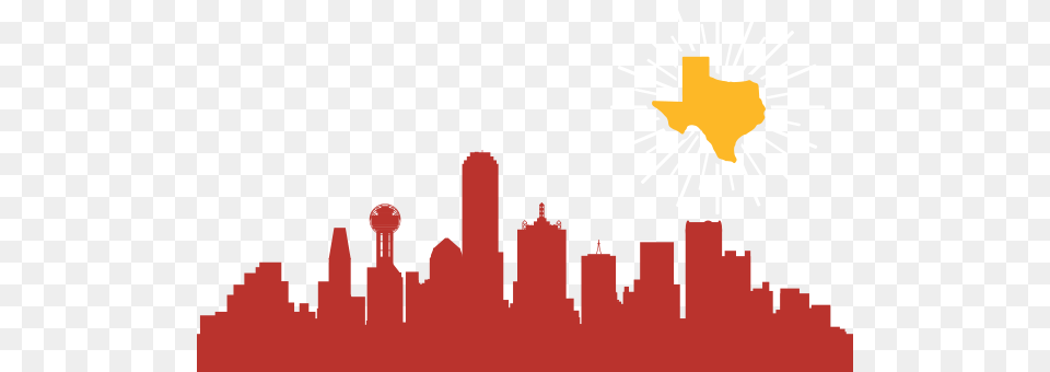 Dallas Skyline Black And White, Logo, Symbol Free Png