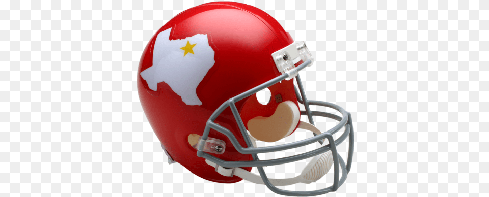 Dallas Texans Mini Vsr4 Throwback 60 62 Football Helmet, American Football, Football Helmet, Sport, Person Png Image
