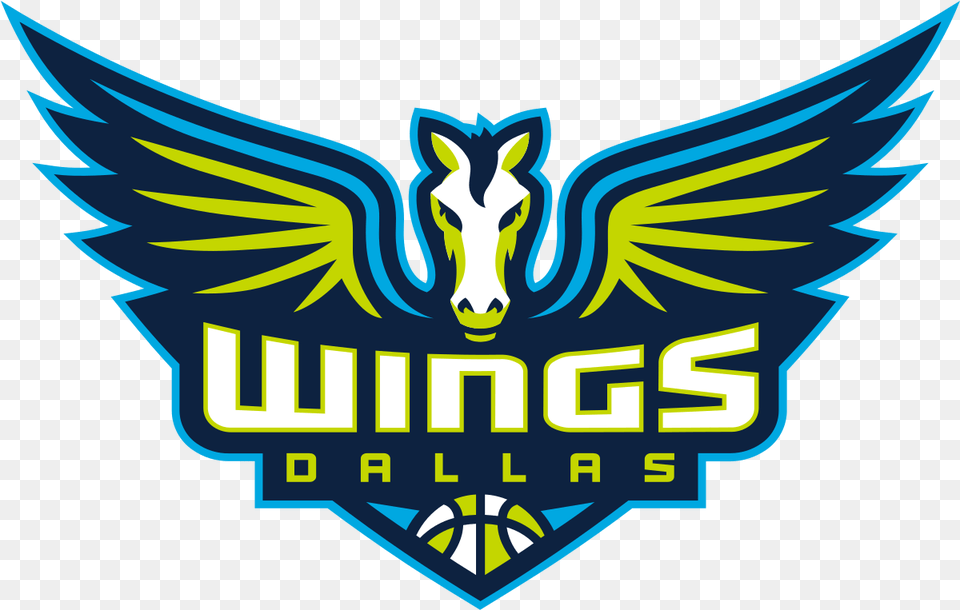 Dallas Wings Dallas Wings Logo, Emblem, Symbol, Animal, Fish Free Png Download