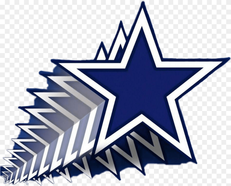 Dallascowboys Dallas Cowboys Sticker Draw A Cowboys Star, Symbol, Star Symbol Free Png Download