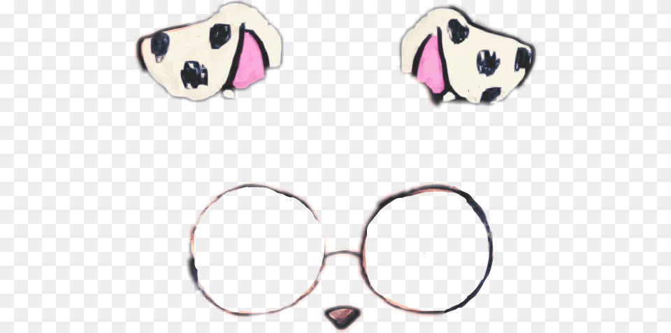 Dalmatian Clipart Dog Filter Transparent Snapchat Filter Transparent Background, Accessories, Glasses, Sunglasses, Smoke Pipe Free Png