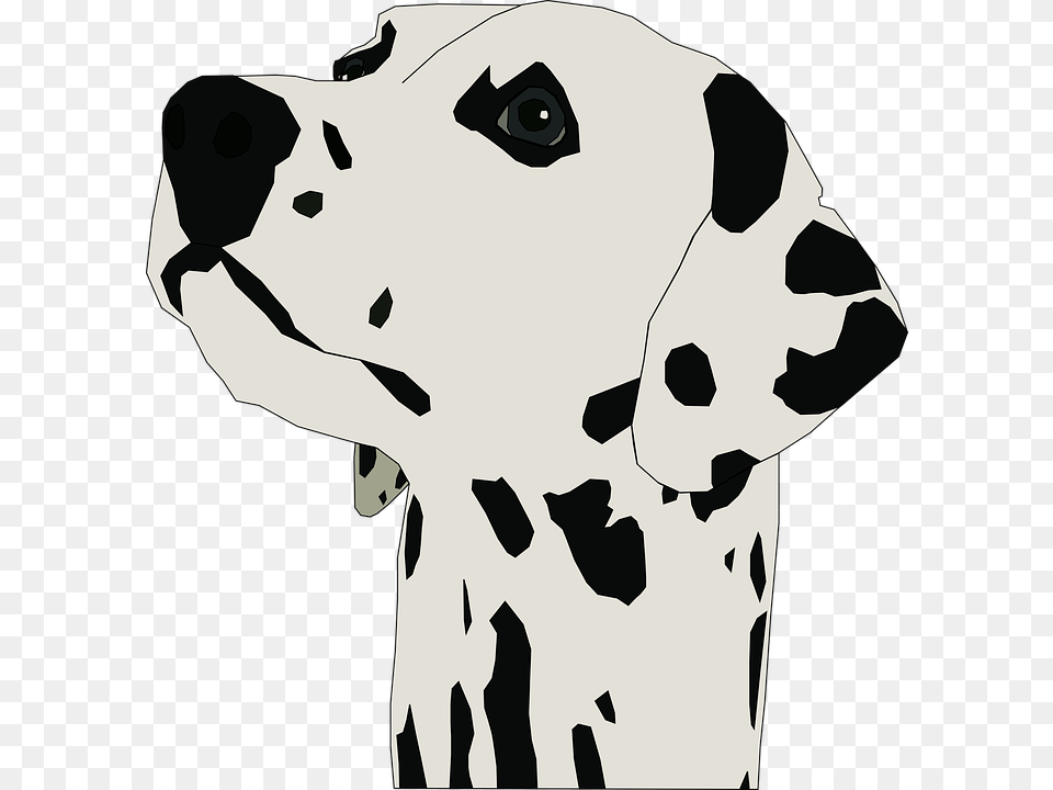 Dalmatian Clipart Svg Dalmatian Head Clipart, Animal, Canine, Mammal, Pet Free Png Download