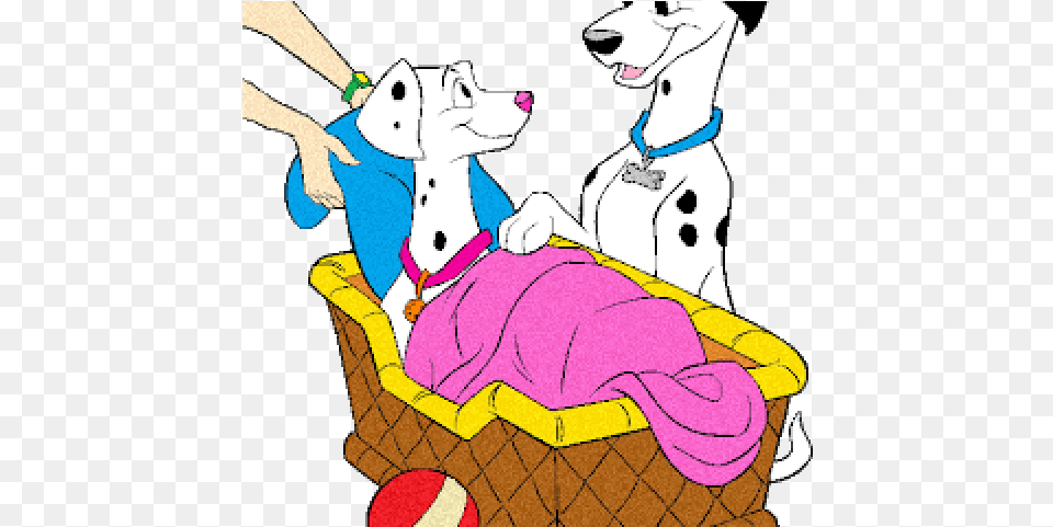 Dalmatian Dog, Baby, Person, Animal, Canine Png Image