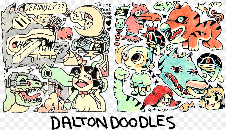 Dalton Doodles Online Shop Dalton Doodles, Comics, Art, Publication, Book Png Image