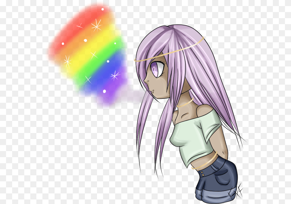 Dam Rainbow By Kokorosweetdevil Cartoon, Book, Comics, Publication, Adult Free Png