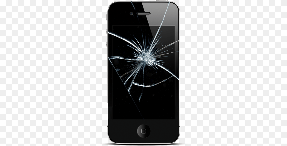 Damaged Or Cracked Screen Home Button Repair Water Iphone, Electronics, Mobile Phone, Phone Free Png Download