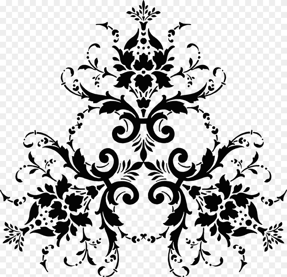 Damask Clipart, Art, Floral Design, Graphics, Pattern Free Png