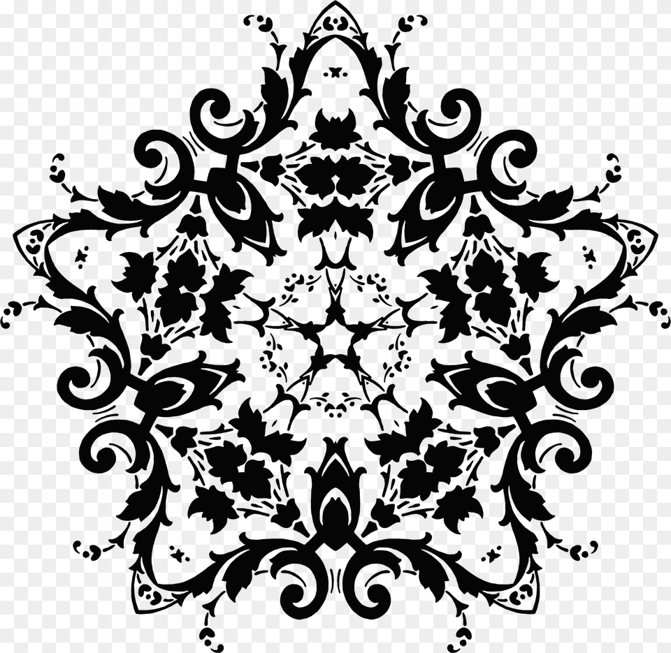 Damask Floral Design Clip Art Flower Portable Network Graphics, Floral Design, Pattern Free Png