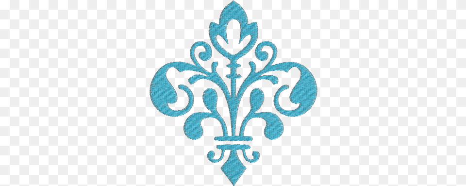 Damask Flourish, Pattern, Embroidery, Cross, Symbol Png Image