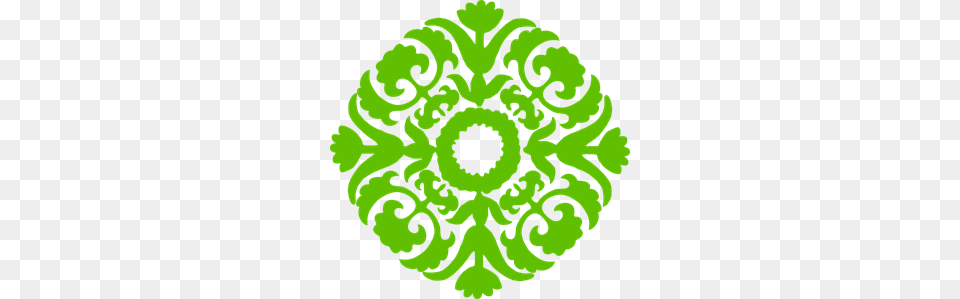 Damask Flourish Clip Arts For Web, Art, Floral Design, Graphics, Green Png