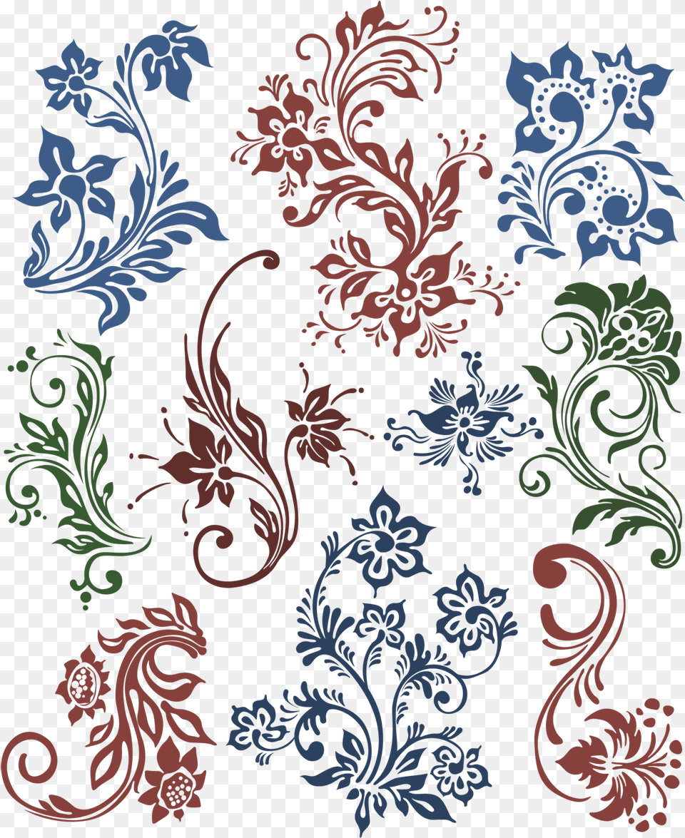 Damask Flower Textile Design 2544 Lavanya Ornament Vector, Art, Floral Design, Graphics, Pattern Free Png