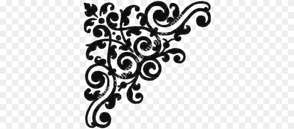 Damask High Quality Art Design Black And White, Floral Design, Graphics, Pattern, Cross Png Image
