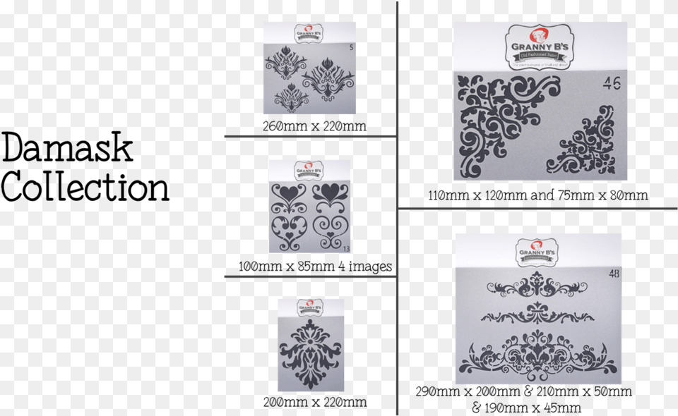 Damask Stencil Collection Line Art, Envelope, Greeting Card, Mail, Text Free Png